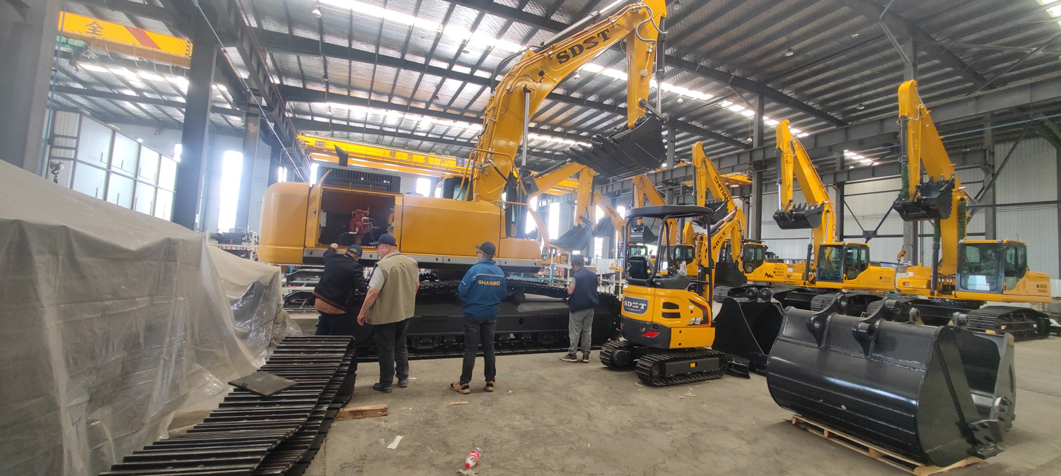 Chinese Excavator Production Line