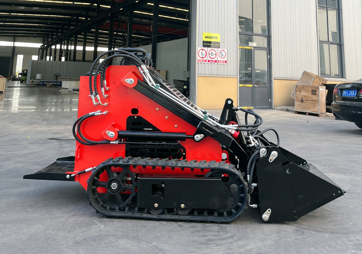0.89 ton mini skid steer loader