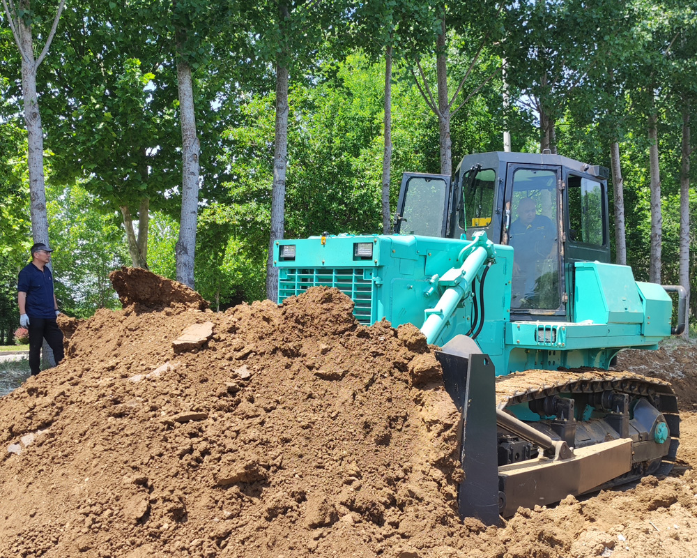 pure electric medium dozer