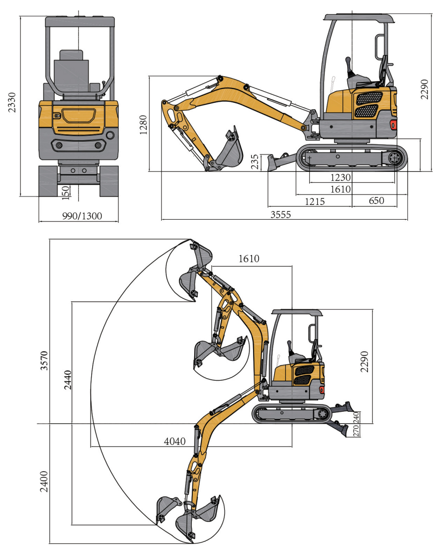 SH20 Mini Excavator