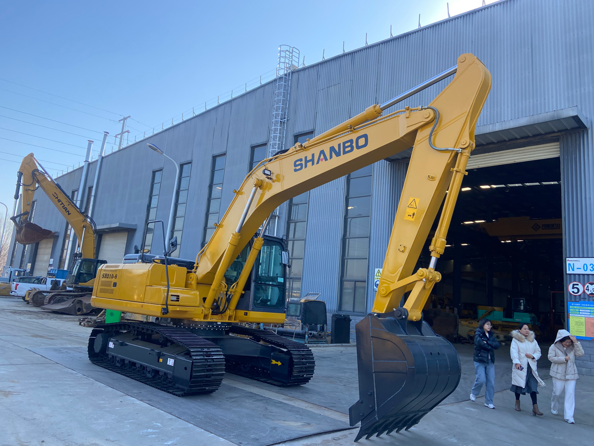 heavy construction excavator
