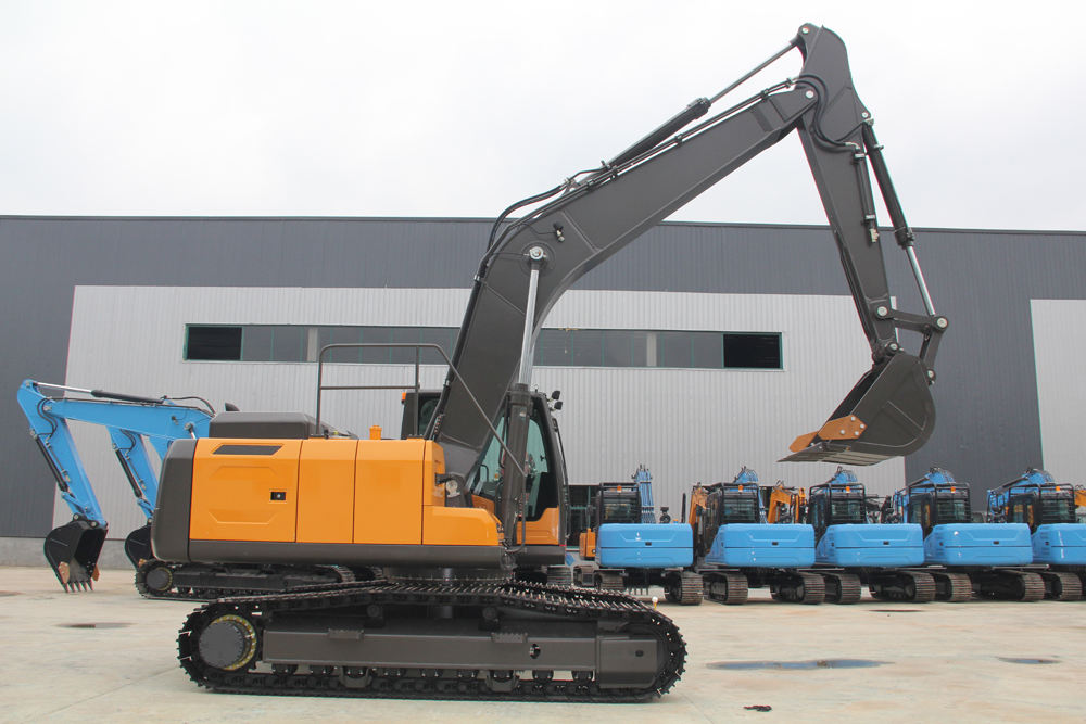 21 ton stable reinforced crawler chassis structure