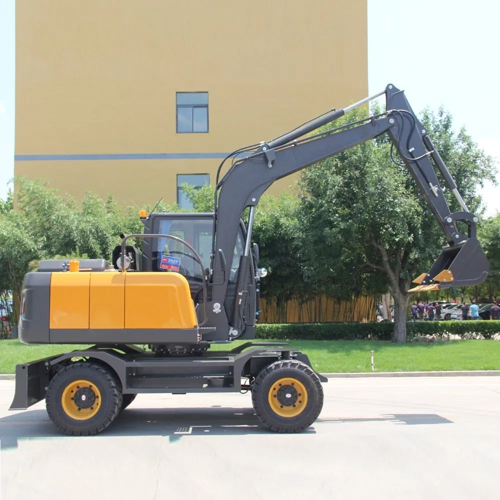 8ton wheeled digger
